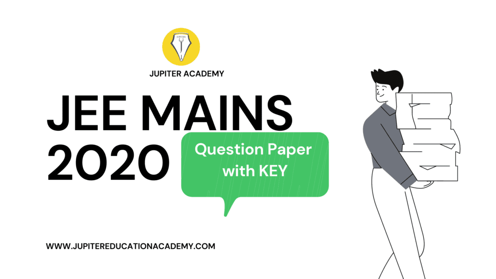 jee main 2020 question paper and key
