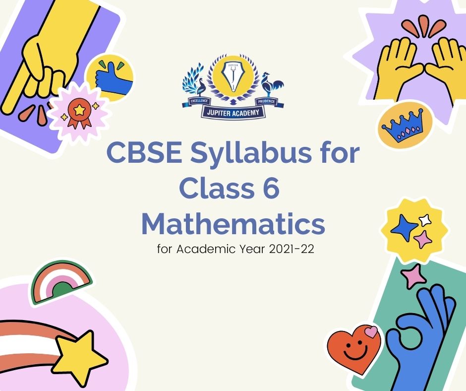 CBSE Class 6 Maths Syllabus 2021-22