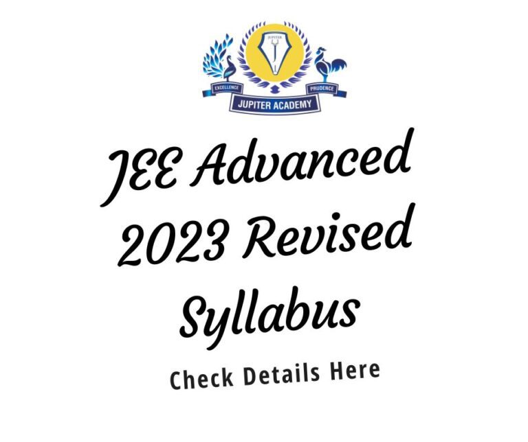 Download JEE Advanced 2023 Syllabus - pdf Jupiter Academy