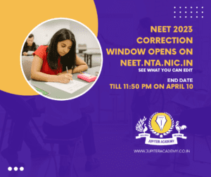 Read more about the article NEET 2023 correction window opens on neet.nta.nic.in, see what you can edit