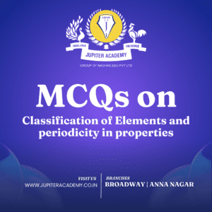 NEET mcqs on Classification of Elements and periodicity in properties