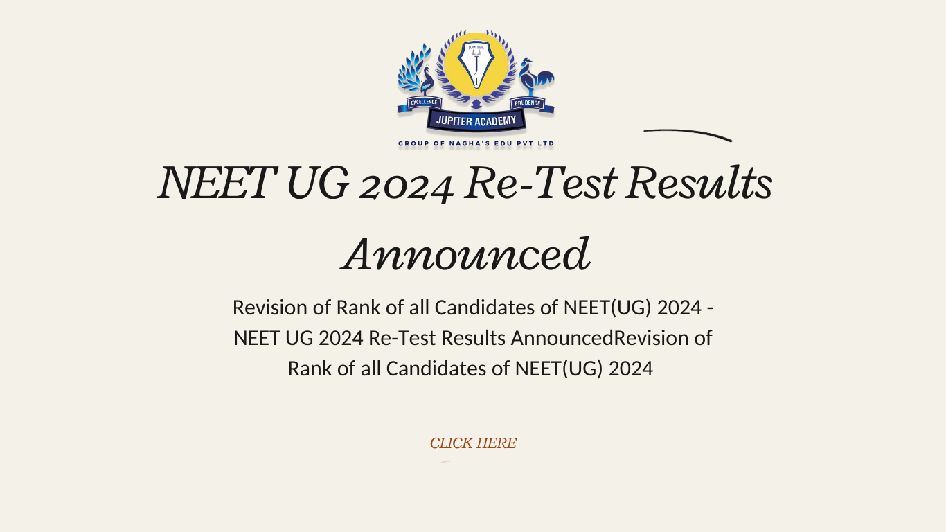 Read more about the article Revision of Rank of all Candidates of NEET(UG) 2024 – NEET UG 2024 Re-Test Results AnnouncedRevision of Rank of all Candidates of NEET(UG) 2024 