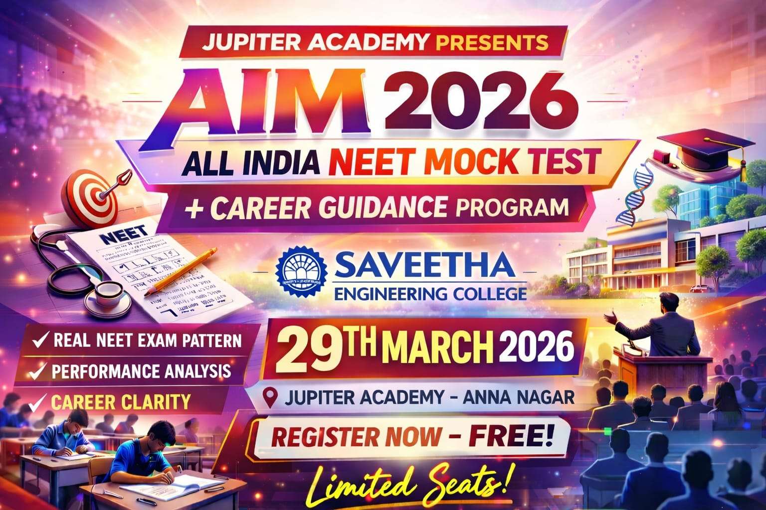 AIM 2026 All India NEET Mock Test - Jupiter Academy