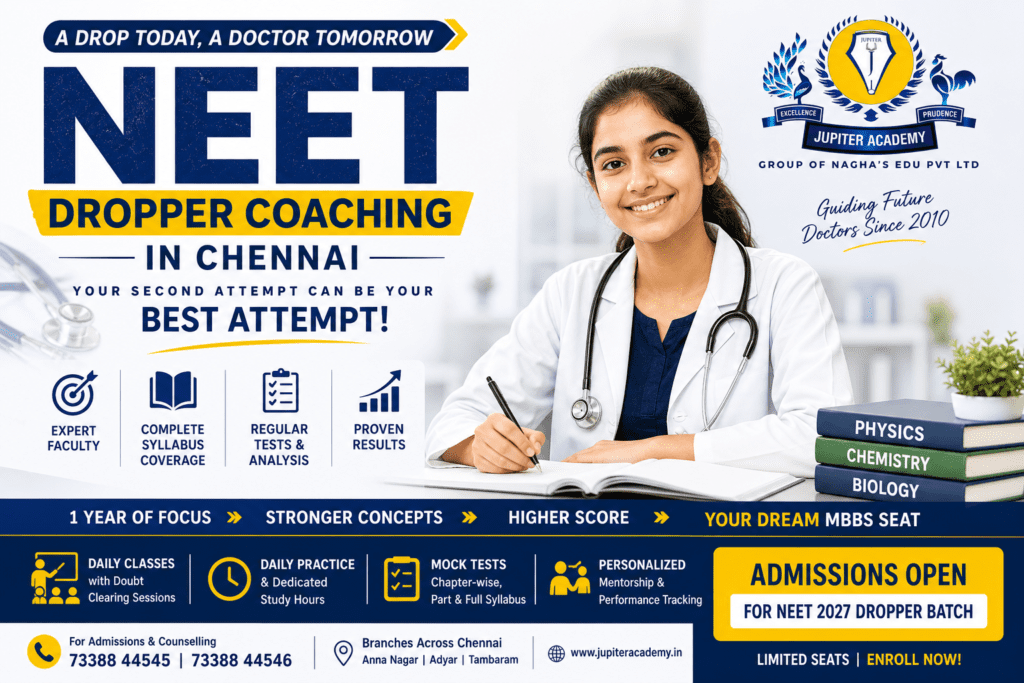 NEET Dropper Coaching in Chennai