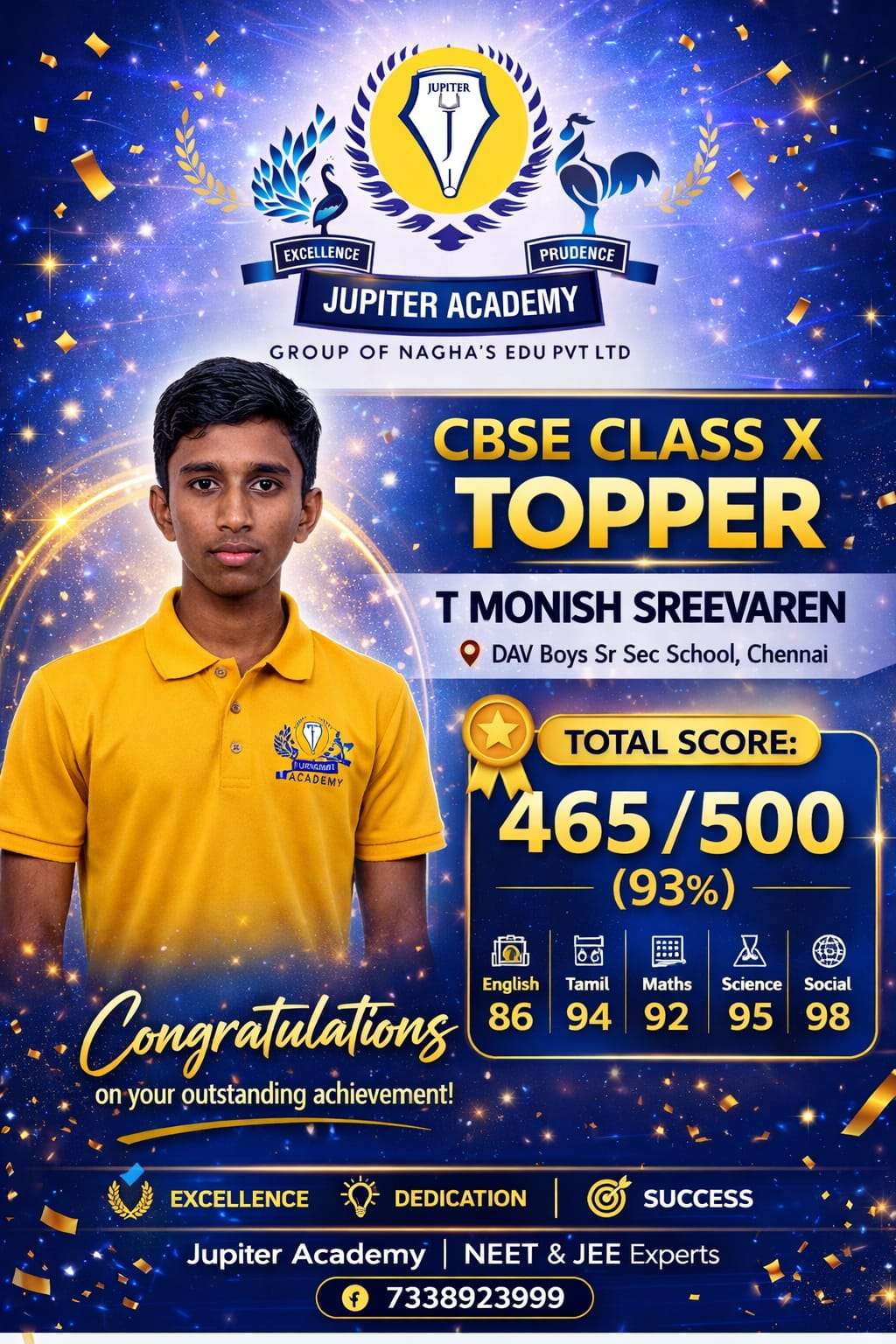 CBSE Class 10 Science Mathematics coaching at Jupiter Academy Chennai