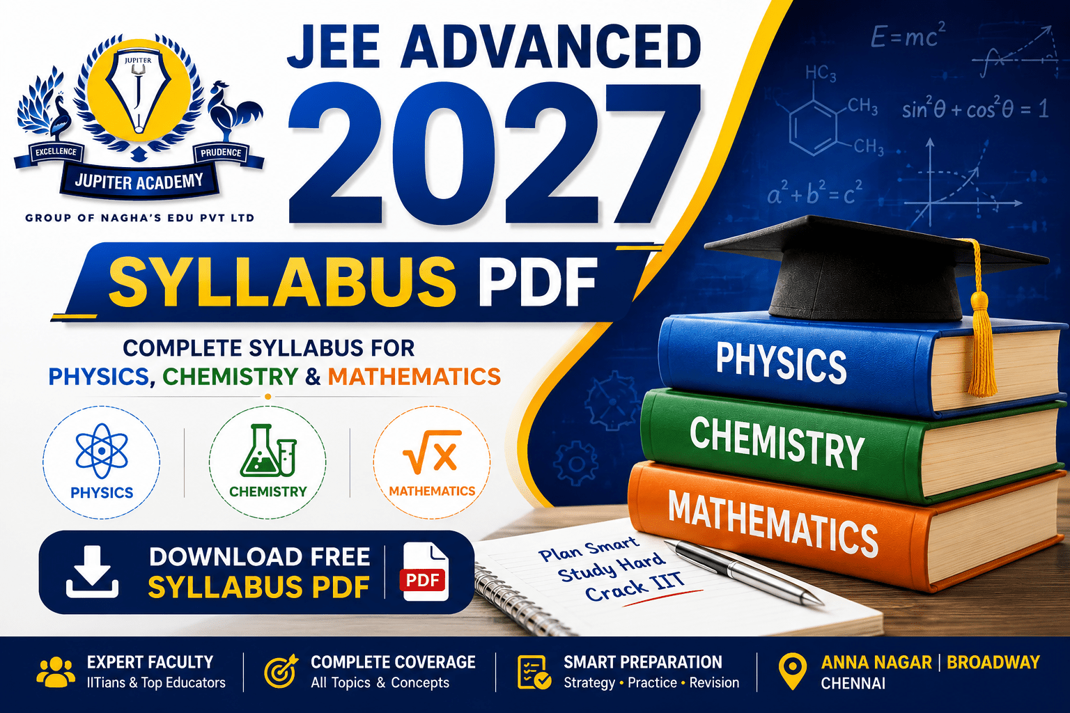 JEE Advanced 2027 Syllabus - Jupiter Academy Chennai